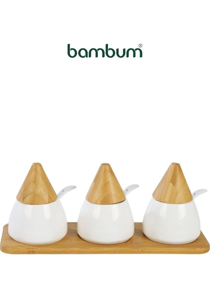 3'lü Baharat Seti, Kaşıklı, Pratik ve Şık Tasarım