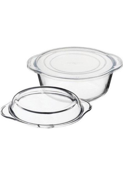 Yuvarlak Kapaklı Borcam Tencere 1450 cc Beyaz, Dayanıklı ve Şık Mutfak Gereci fiyatları