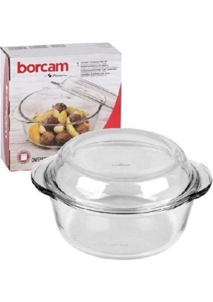 Yuvarlak Kapaklı Borcam Tencere 1450 cc Beyaz, Dayanıklı ve Şık Mutfak Gereci modelleri