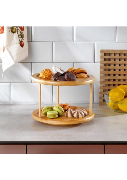 Iki Katlı Dönen Sunum, Beyaz, Şık ve Kullanışlı E-Ticaret Ürünleri