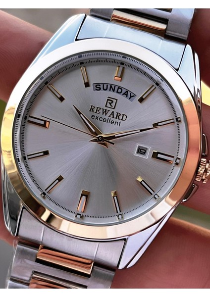 Çelik Kordon 5 Atm Suya Dayanıklı Takvimli Kadran 2 Yıl Garantili Erkek Kol Saati WE.147126.2 modelleri