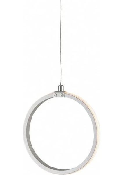 Gri Renkli Halka LED Tavan Avizesi, 120CM, Şık ve Modern Tasarım fiyatları