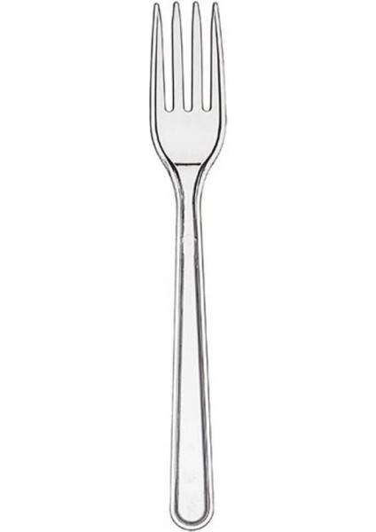 Renkli Tek Kullanımlık Plastik Kaşık ve Çatal Seti, 500 Adet, Eko ve Şeffaf Tasarım