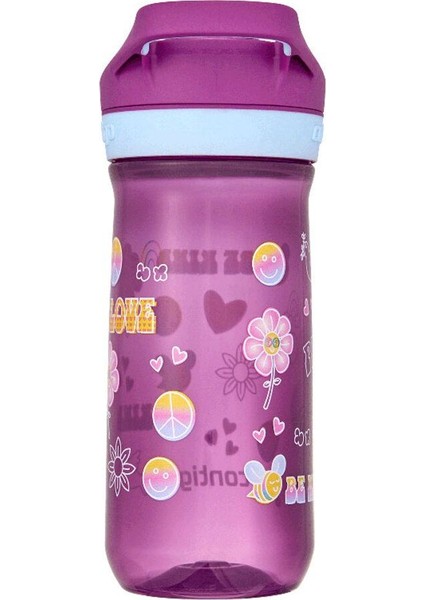 Pembe Tritan Çocuk Suluğu, 420ML, Bas Iç Kapaklı, Sağlıklı ve Dayanıklı fiyatları