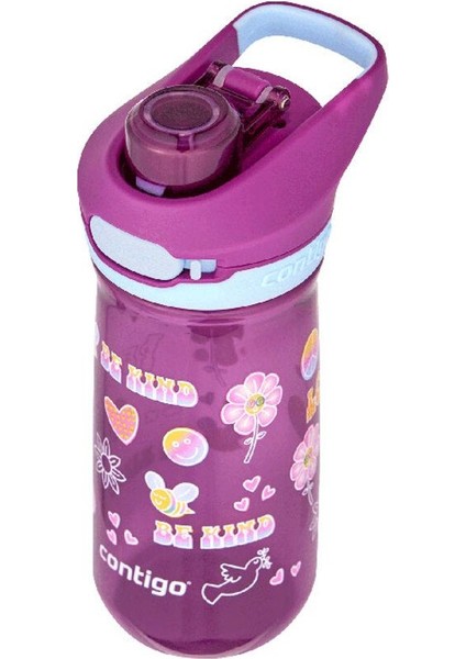 Pembe Tritan Çocuk Suluğu, 420ML, Bas Iç Kapaklı, Sağlıklı ve Dayanıklı modelleri