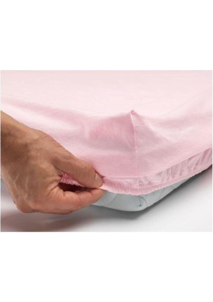 Bebek Için Yumuşak ve Rahat Lastikli Çarşaf, Beyaz ve Pembe Renk Seçenekleri indirimleri