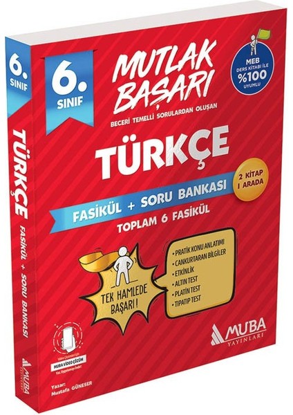 Muba 2026 6.sınıf Türkçe Fasikül + Soru Bankası Yeni Müfredata Uygun