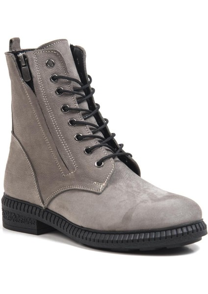 240626 Gri Nubuk Kadın Bot