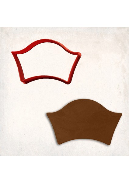 Hemşire Kepi Kurabiye Kalıbı Şekillendirici Kopat