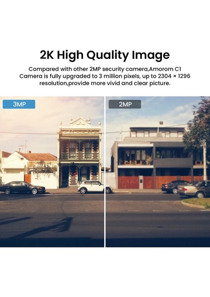 2k Fhd Akıllı Wifi Kamera 2.4 Ghz Suya Toza Dayanıklı Gece Görüşü Hareket Algılama Gözetim Kamerası indirimleri