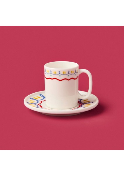 Renkli 4'lü Metalik Kahve Fincan Takımı, Şık ve Kullanışlı Tasarım fırsatları