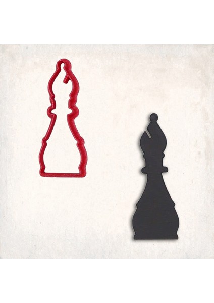 Satranç Fil Kurabiye Kalıbı Şekillendirici Kopat