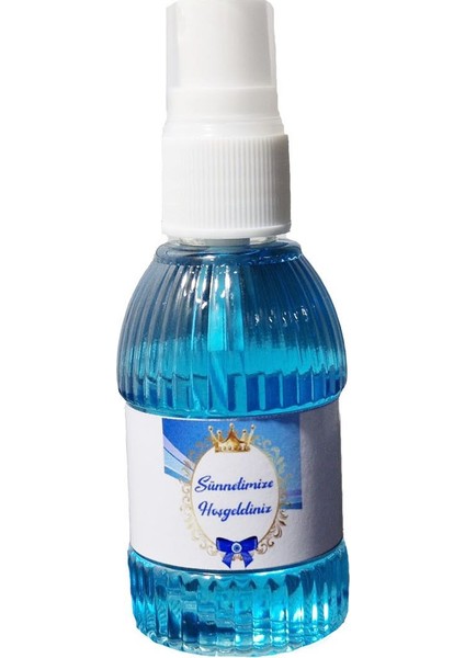 Sprey Kolonya 80 Derece Esanslı Sünnetimize Hoşgeldiniz Modeli 8 Adet Md2