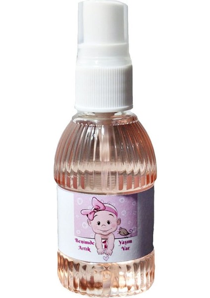 Sprey Kolonya 80 Derece Esanslı Bir Yaş Kız Çocuk Temalı 8 Adet