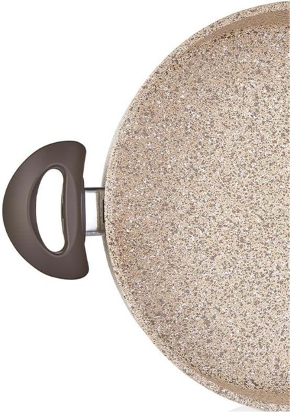 Kahverengi 22 cm Sığ Tencere, Dayanıklı ve Şık Mutfak Gereci indirimleri