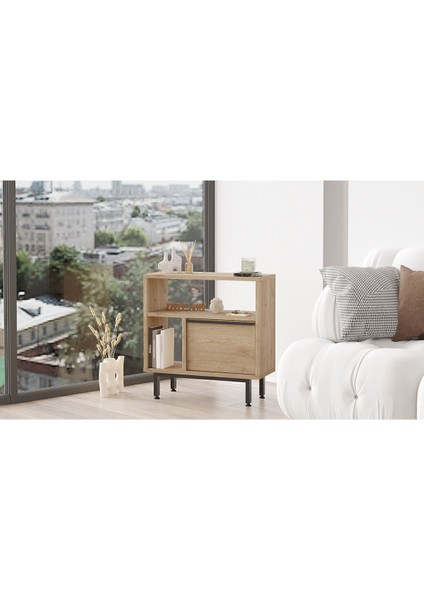 Bohem Yan Sehpa Komodin Kapaklı Metal Ayaklı Sepet Boh6-S modelleri