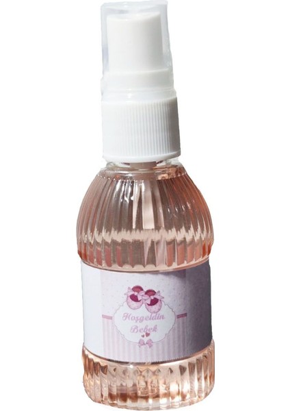 Sprey Kolonya 80 Derece Esanslı Hoşgeldin Bebek Kız Modeli 8 Adet