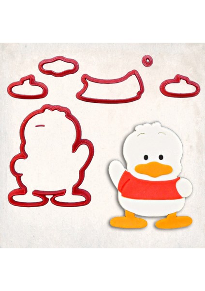 Sanrio Pekkle Detay Kurabiye Kalıp Seti 6’lı