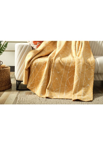 Yumuşak ve Hafif Tek Kişilik Battaniye 150X200CM Sarı indirimleri