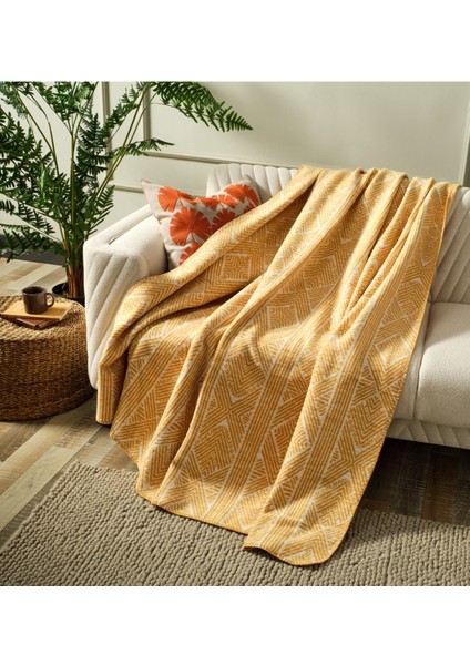 Yumuşak ve Hafif Tek Kişilik Battaniye 150X200CM Sarı