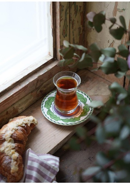 Renkli 6'lı Çay Tabağı Seti, 13 Cm, Estetik ve Şık Tasarım modelleri