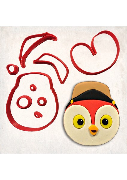 Sheriff Callie Peck Detay Kurabiye Kalıp Seti 9’lu