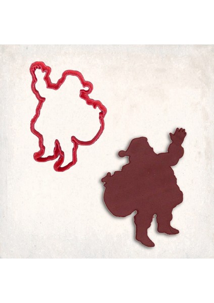 Noel Baba 1 Kurabiye Kalıbı Şekillendirici Kopat