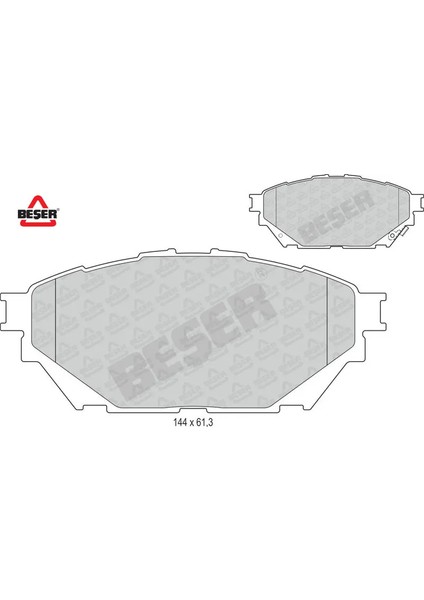 Ön Fren Balatasi Canter Euro5 12-> Beşer MK585740/ ML252415 4170
