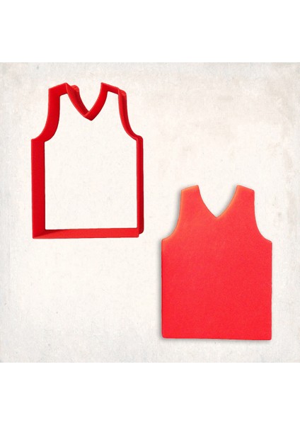 Basketbol Forması Kurabiye Kalıbı Şekillendirici Kopat