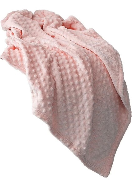 Yumuşacık Bebek Battaniyesi Pudra 90X110, Rahatlığıyla Güzel Anlar