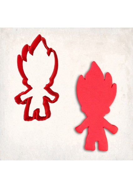 Troll Bebek Kurabiye Kalıbı Şekillendirici Kopat