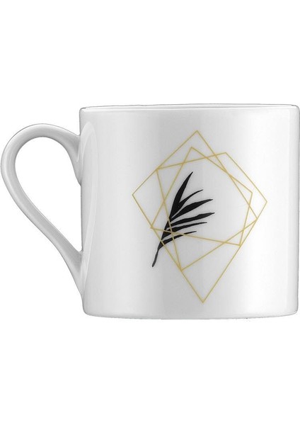 Beyaz 12 Parça 6 Kişilik Kahve Fincan Takımı, Şık ve Zarif Tasarım