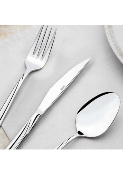 Beyaz 12 Adet Sade Yemek Kaşık Takımı, Şık ve Kullanışlı Mutfak Gereçleri modelleri