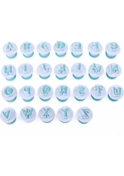 Büyük Harf Basmalı Kopat Şeker Hamuru Kurabiye Kalıbı Mavi (Bkp-26) modelleri