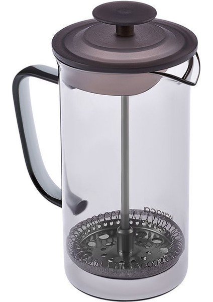 Gri 350 ml Borosilikat Cam French Press, Şık ve Dayanıklı Kahve Demleme Aracı modelleri