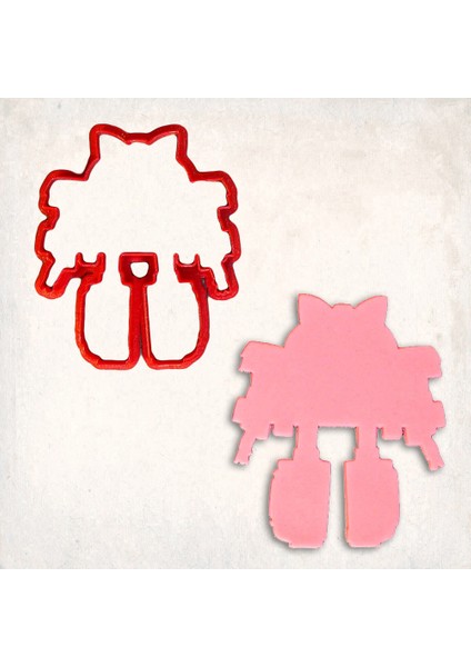 Robocar Amber Kurabiye Kalıbı Şekillendirici Kopat