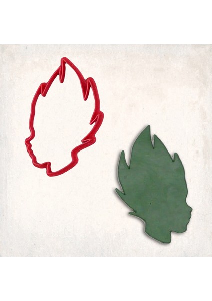 Dragon Ball Z Vegeta Kurabiye Kalıbı Şekillendirici Kopat