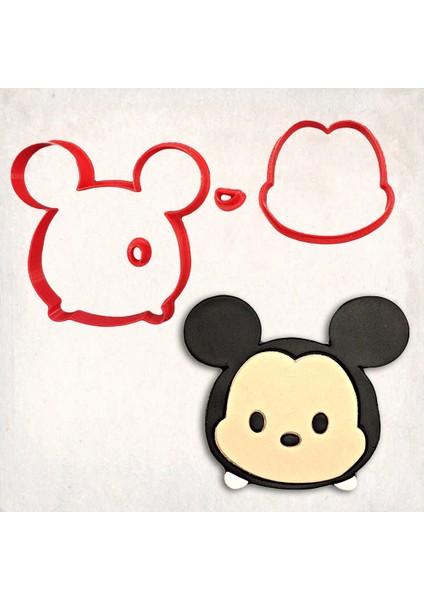 Miki Maus Oyuncak Detay Kurabiye Kalıp Seti 4’lü