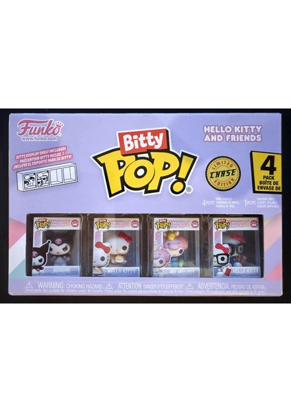 Bitty Pop! Hello Kitty And Friends 4'lü Paket (Figür Boyu 2,25 Cm)