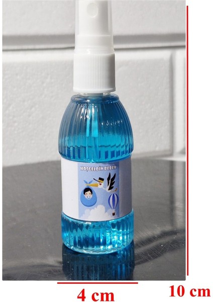 Sprey Kolonya 80 Derece Esanslı Hoşgeldin Bebek Erkek Temalı Model 8 Adet fiyatları