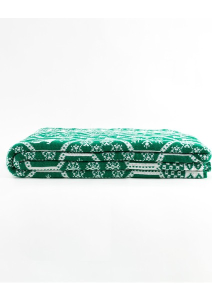 Yeşil Yılbaşı Desenli Tv Battaniyesi 130X170, Sıcacık ve Şık Hediye Seçeneği modelleri