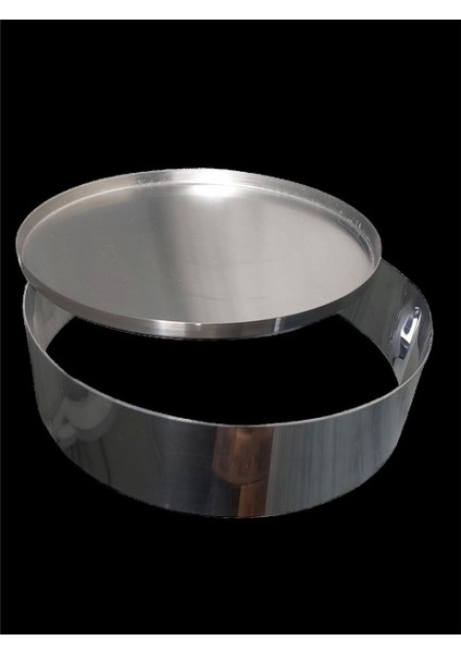 Ø24 cm Metalik Tabanlı Kek Kalıbı, 6 cm Yükseklik, Kullanışlı ve Şık Tasarım modelleri