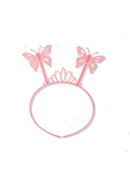 Toz Pembe Kelebek Kanadı Tacı ve Sopası fiyatları