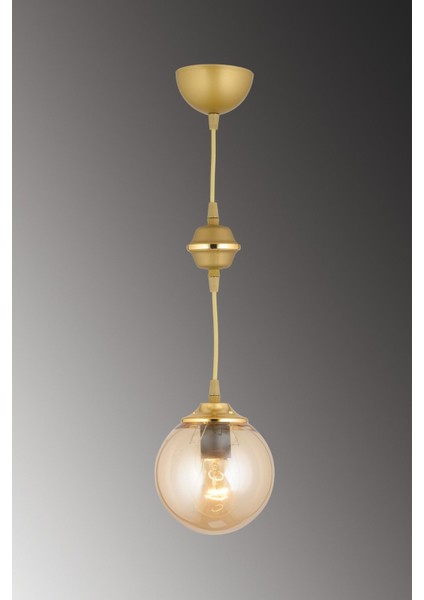 Kahverengi Eskitme Tekli Bal Glop Cam Lüks Avize, Şık ve Zarif Tasarım fiyatları