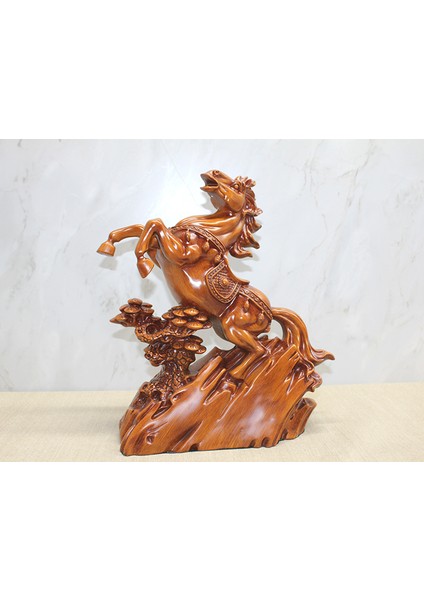 Polyester Şahlanmış At Figürü