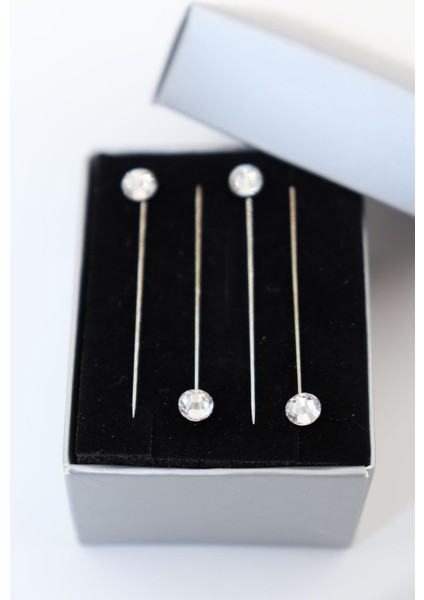 4lü Pırlanta Taşlı Beyaz Eşarp Iğnesi. Eşarp Iğnesi. Şal Iğnesi. Türban Iğnesi. Başörtü Iğnesi indirimleri