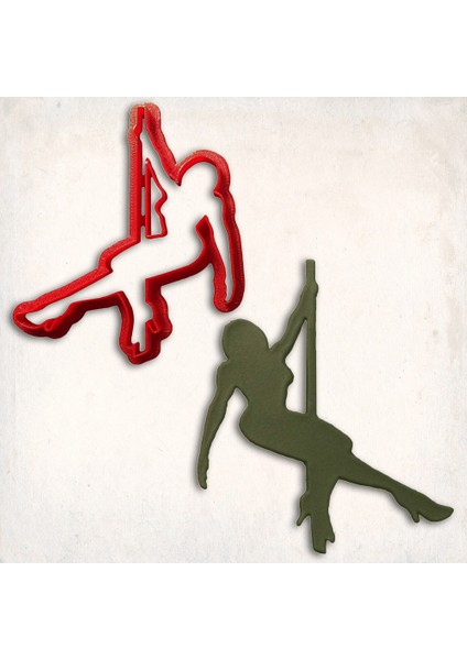 Direk Dansçısı Detay Kurabiye Kalıp Seti 2’li