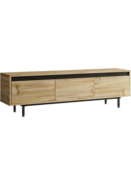 Arya 160CM Tv Ünitesi Tv Sehpası Metal Ayaklı Keçe-Siyah Ary1-Kl indirimleri