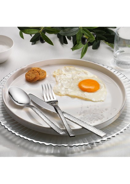 Şık 18 Parça Çatal Kaşık Bıçak Takımı, Dayanıklı ve Zarif Mutfak Seti