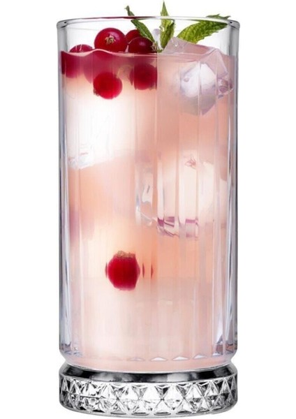 Beyaz 280CC 4'lü Su ve Meşrubat Bardağı Seti